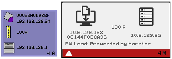 OSD 4 now displays error messages, in this case, “FW Load: Bad read”.