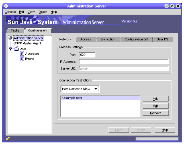 Chapter 6 Configuring Administration Server From The Console 0515