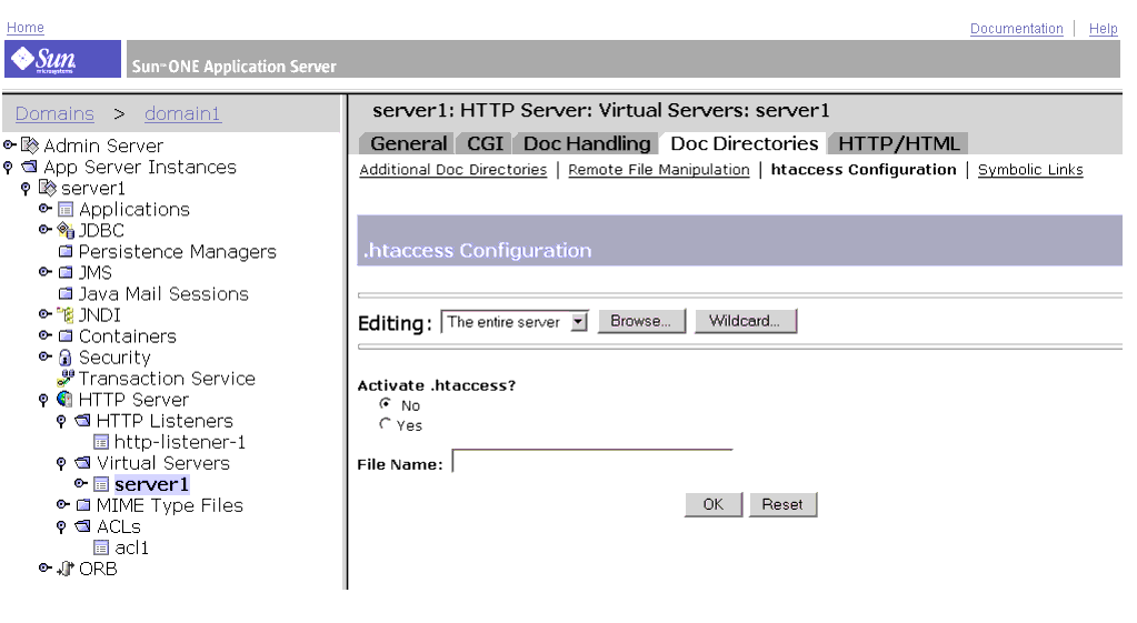 β̤ϡۥС󥹥󥹤Ρhtaccess Configuration (htaccess )ץڡ򼨤Ƥޤ
