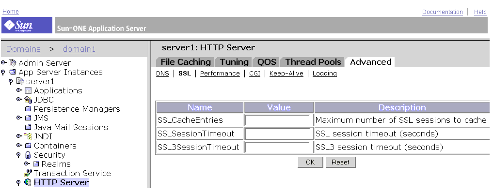 β̥ץϡHTTP СΡAdvanced (ܺ)SSL ڡ򼨤Ƥޤ 