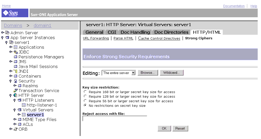 β̤ϡEnforce Strong Security Requirements (̩ʥƥ׵μ»)(̩ʰŹ沽) ڡ򼨤Ƥޤ 