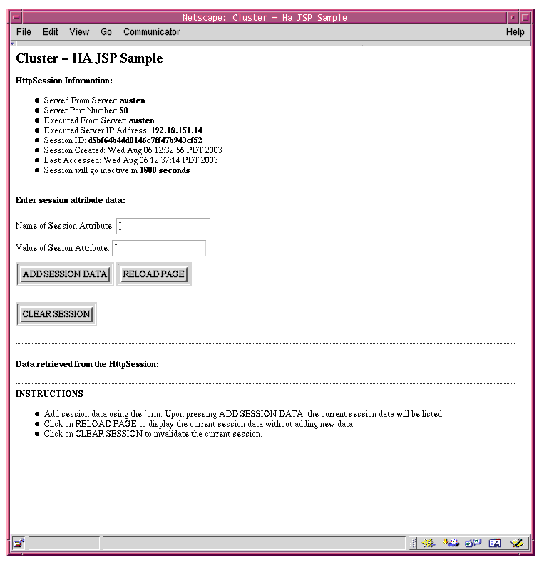 Web ṩ Cluster JSP Ӧóҳ