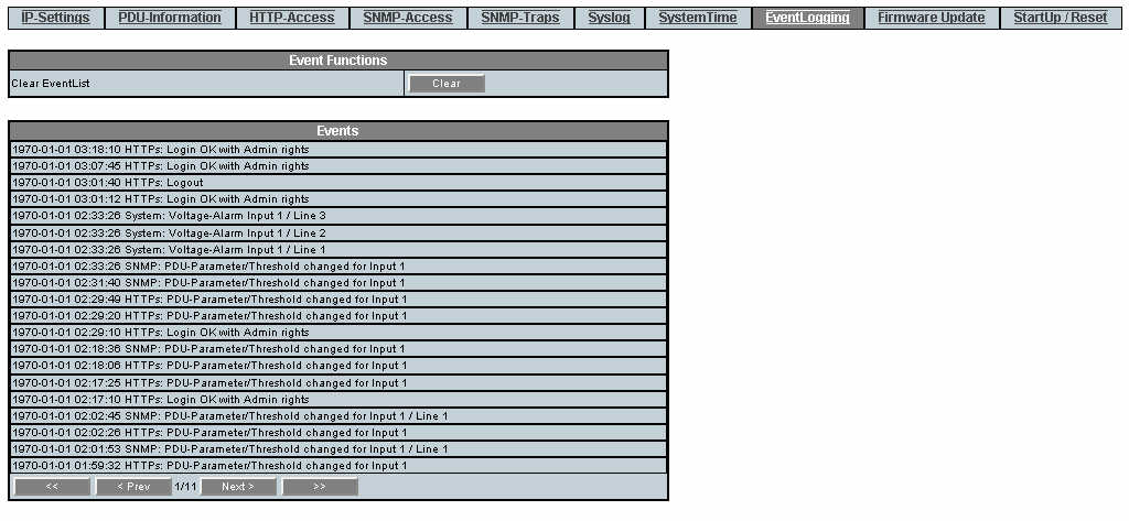 image:Figure showing the EventLogging page.