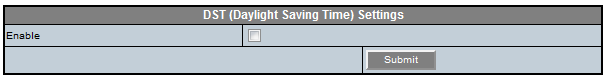 image:Figure showing the location of the Daylight Savings Time (DTS)                             setting.