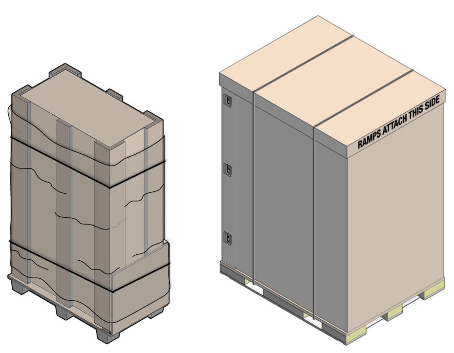 image:Figure showing the differences between standard and enterprise                     packaging.