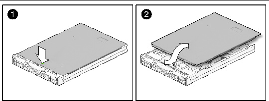 Figure showing top cover removal