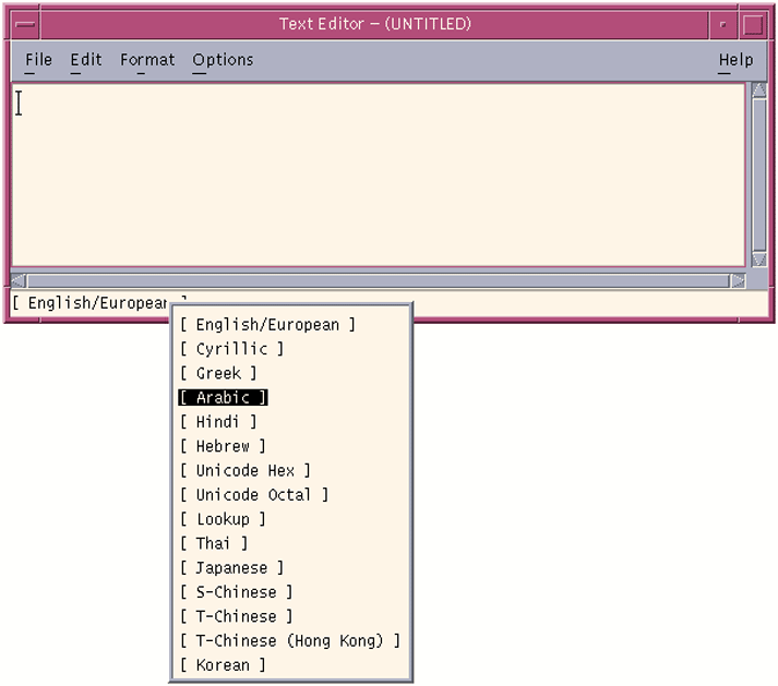 Accessing Input Mode International Language Environments Guide