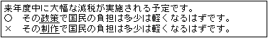 来年度中に大幅な減税が実施される予定です。その政策で国民の負担は多少は軽くなるはずです。