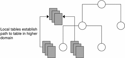 Diagram shows an established path to higher domains