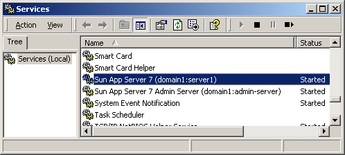 Windows Services Screenshot