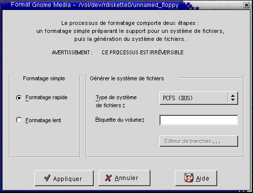 Boîte de dialogue Format du support. Le contexte décrit le graphique. Boîte de dialogue Format du support. Le contexte décrit le graphique.