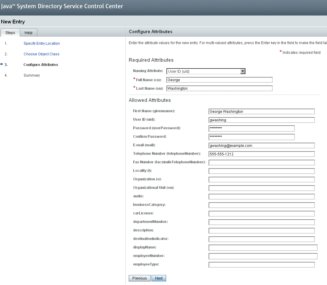 Configuring Attributes