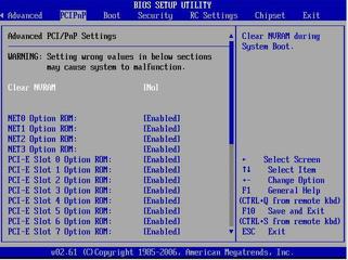 image:Figure showing BIOS PCIPnP screen.