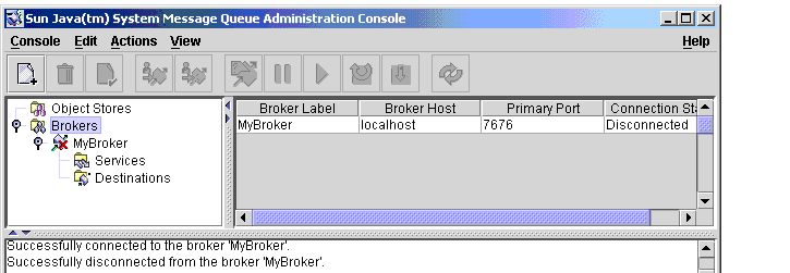 [Message Queue Administration Console] Cwb𪬵Ϥ [Broker]C