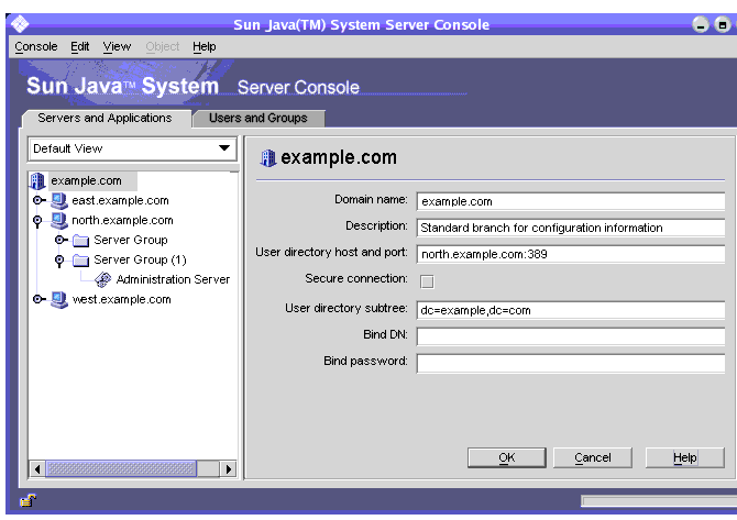 You may change user directory settings through the interface.