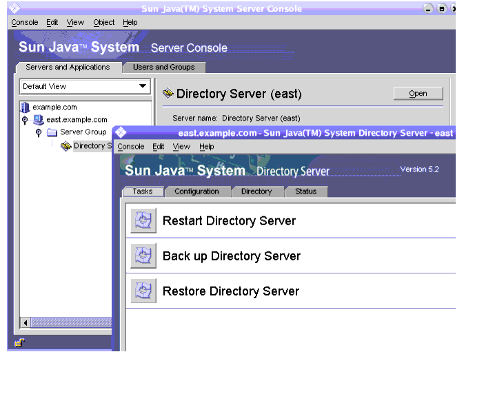 Some administrators may have a restricted view of the configuration.