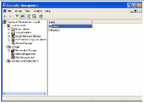 Screenshot shows selecting the User option.