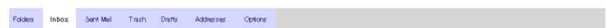 Messenger Express Main Function Tabs, With Default Labels