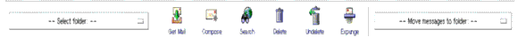 Mail tool bar