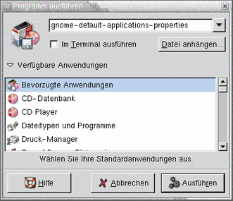 Dialogfeld Programm ausführen. Die Grafik ist selbsterklärend.