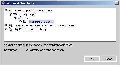 This figure shows the ValidatingCommand1 node.