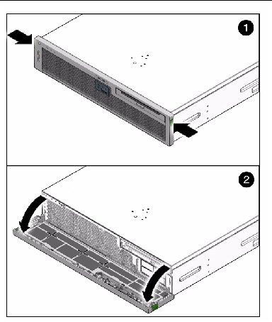 Figure showing the opening of the bezel.