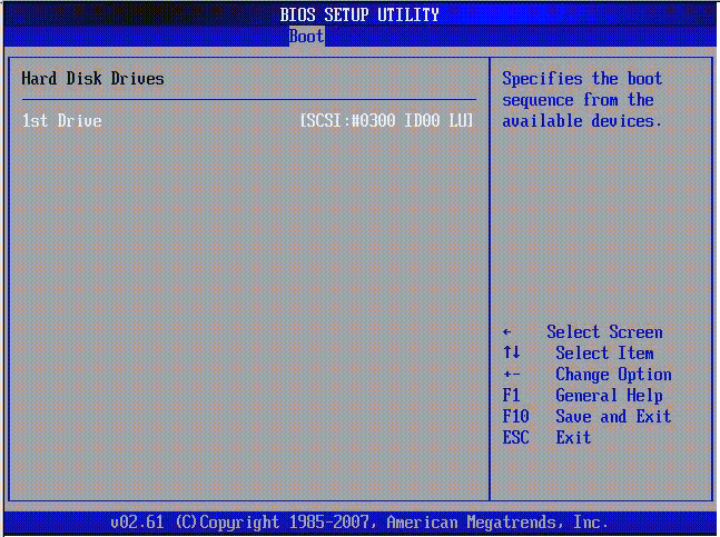 Graphic showing BIOS Setup Utility: Boot - Hard Disk Drives.