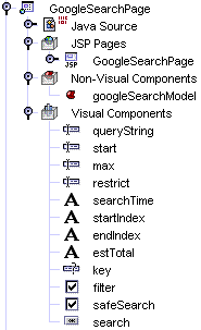 This figure shows the GoogleSearchPage node structure.