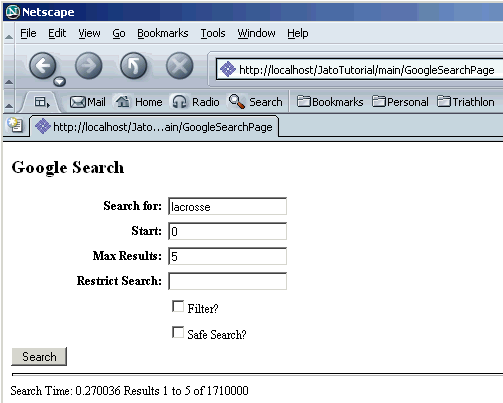 This figure shows a Google Search (in this case, the search is for lacrosse).