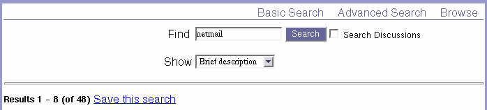 Sample Search Results