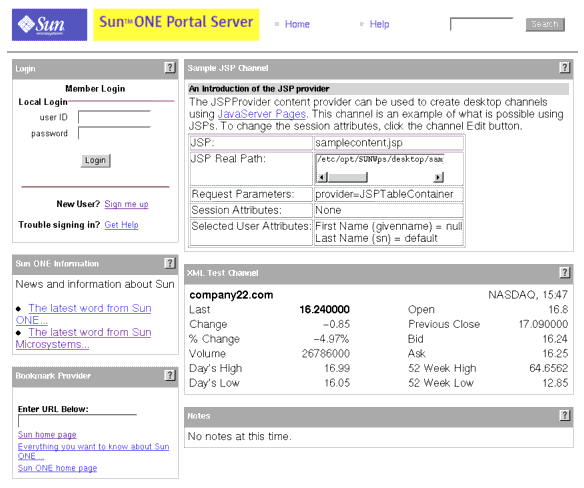 This is a screen shot of a JSPTableContainer Desktop.