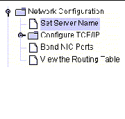Expandable Network Configuration folderFolders expanded below Network Configuration