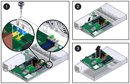 image:Figure showing the motherboard being removed.