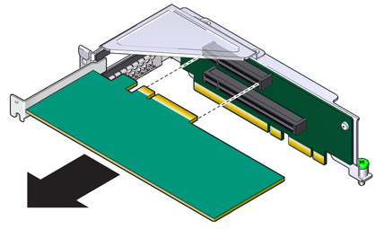 image:Figure showing a PCIe card being removed.