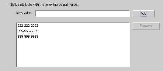 You can specify multiple values for certain creation attributes.