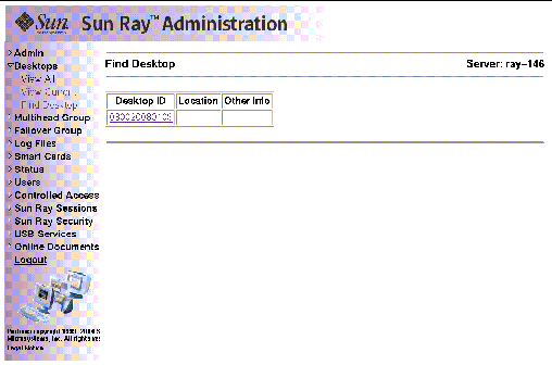 As usual, it is preferable to use the utadmin command rather than this visual display.