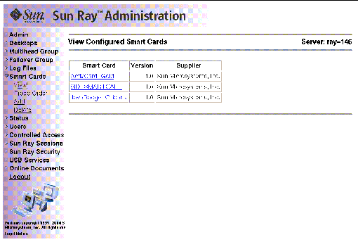 As usual, it is preferable to use the utadmin command rather than this visual display.