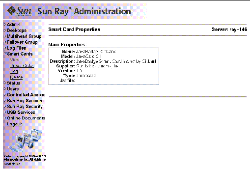 As usual, it is preferable to use the utadmin command rather than this visual display.