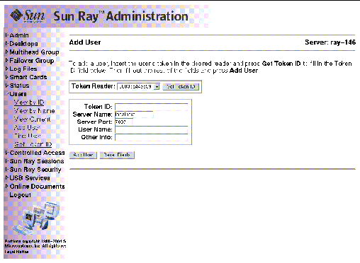 As usual, it is preferable to use the utadmin command rather than this visual display.