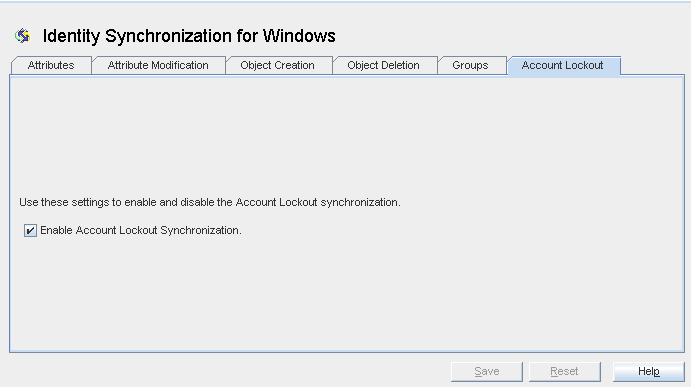 Enabling Account Lockout Synchronization