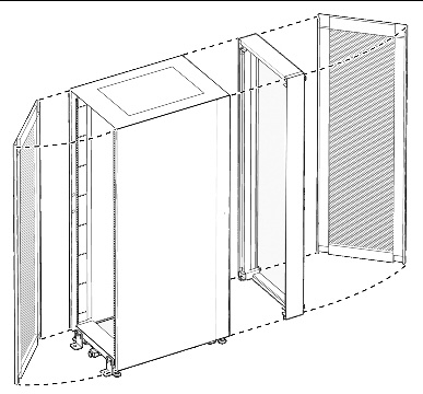 Figure showing how to install the Cabinet Extender.