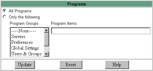 Programs  ׸ ̴ Ͱ ϴ.