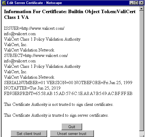  [Edit Server Certificate] ϡC