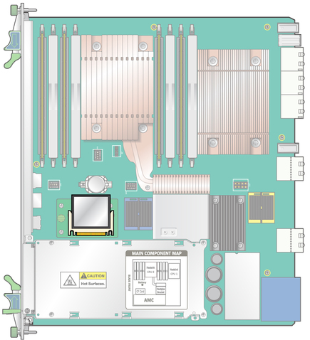 Figure showing compact flash connector and location.
