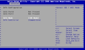 Figure showing BIOS IDE Configuration menu.