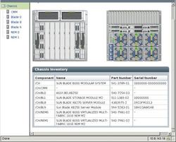 image:Oracle ILOM Chassis View Page