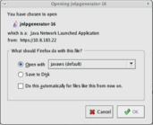 image:File type dialog box.