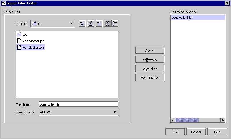 Figure shows Import File Editor
