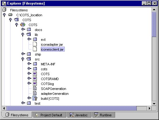 Figure shows copied eisclient.jar file
