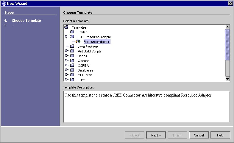 Figure shows Choose Template Page
